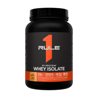 R1 Protein Rule 1 Whey protein isolate 1.5lb* Salted Caramel