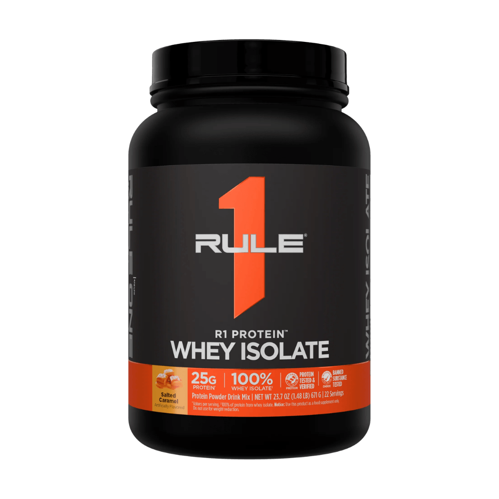 R1 Protein Rule 1 Whey protein isolate 1.5lb* Salted Caramel