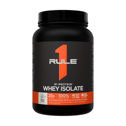 R1 Protein Rule 1 Whey protein isolate 1.5lb* Vanilla Creme