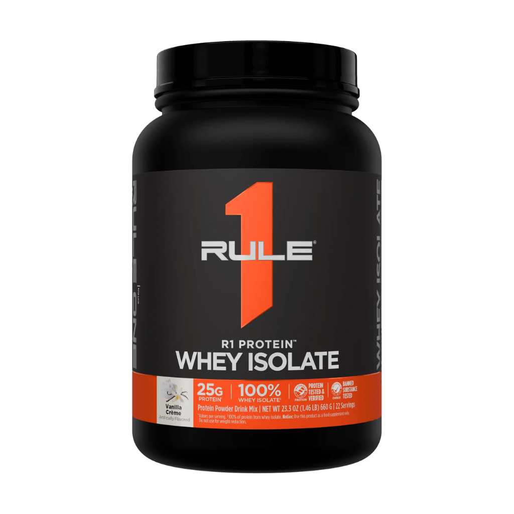 R1 Protein Rule 1 Whey protein isolate 1.5lb* Vanilla Creme