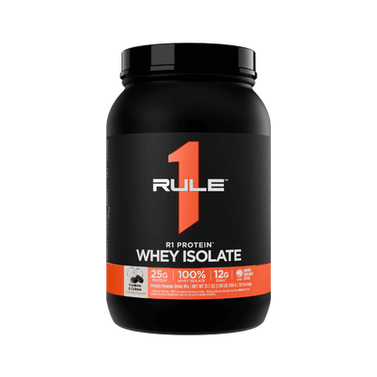 R1 Protein Rule 1 Whey protein isolate 2lb* Cookies and Cream