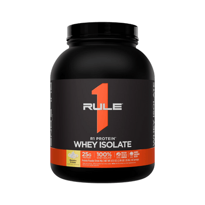 R1 Protein Rule 1 Whey protein isolate 3lb* Banana Creme