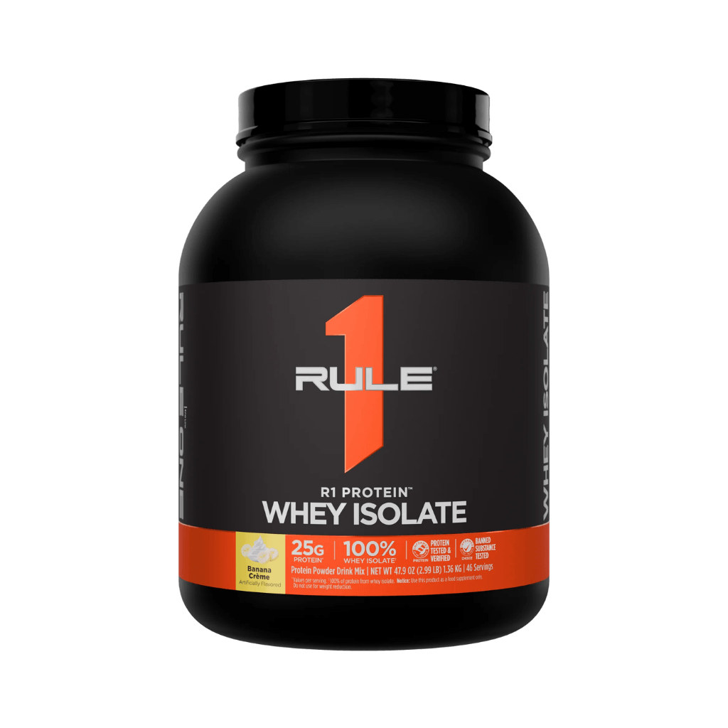 R1 Protein Rule 1 Whey protein isolate 3lb* Banana Creme