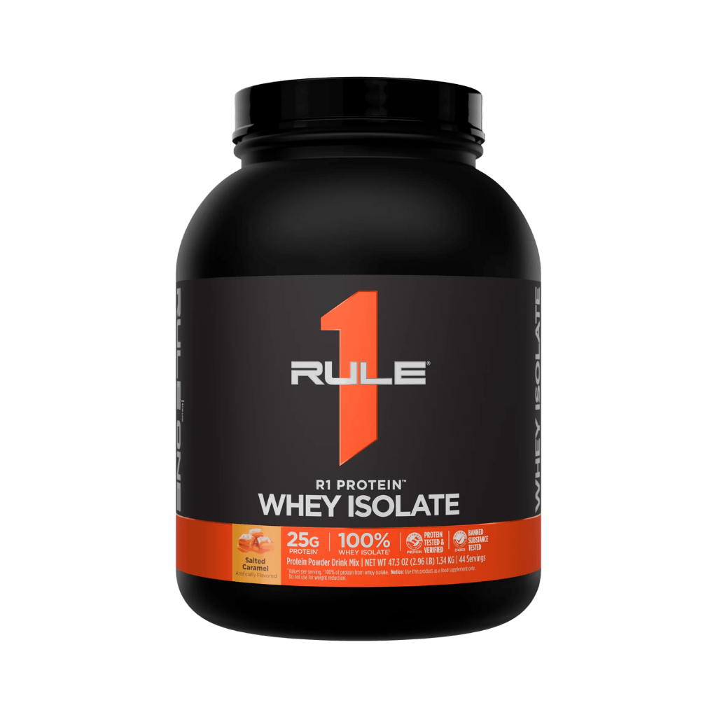 R1 Protein Rule 1 Whey protein isolate 3lb* Salted Caramel