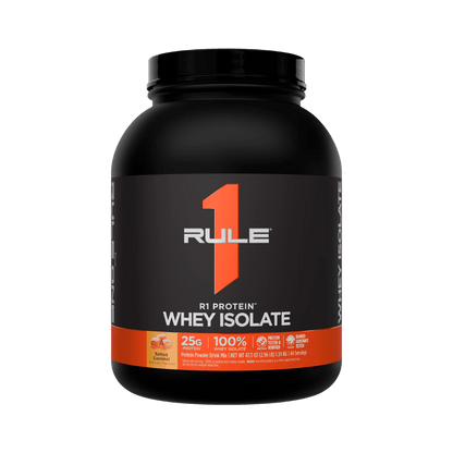 R1 Protein Rule 1 Whey protein isolate 3lb* Salted Caramel