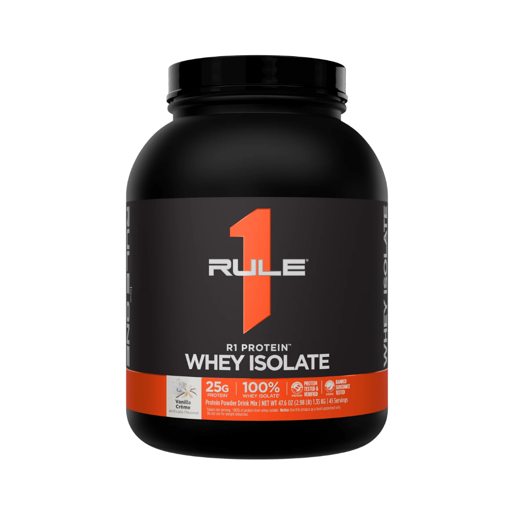 R1 Protein Rule 1 Whey protein isolate 3lb* Vanilla Creme