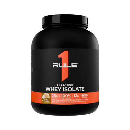 R1 Protein Rule 1 Whey protein isolate 5lb* Vanilla Butter Cake