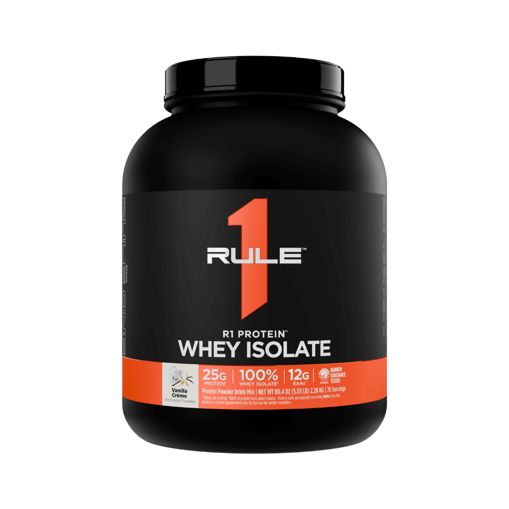 R1 Protein Rule 1 Whey protein isolate 5lb* Vanilla Creme