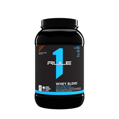 R1 Whey Blend (2) & R1 Whey Blend Rule 1 Whey blend protein 2lb* Chocolate Fudge