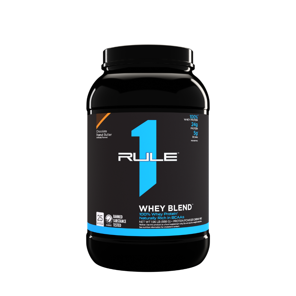 R1 Whey Blend (14) & R1 Whey Blend Rule 1 Whey blend protein 2lb* Chocolate Peanut Butter
