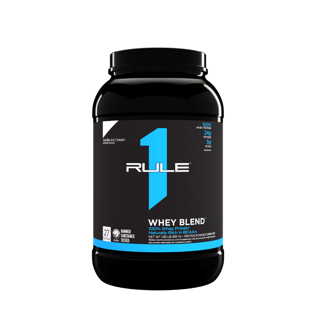 R1 Whey Blend (3) & R1 Whey Blend Rule 1 Whey blend protein 2lb* Vanilla Ice Cream