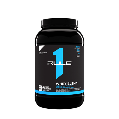 R1 Whey Blend (3) & R1 Whey Blend Rule 1 Whey blend protein 2lb* Vanilla Ice Cream