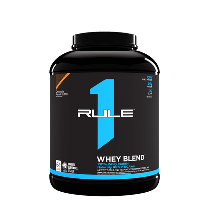 R1 Whey Blend (7) & R1 Whey Blend Rule 1 Whey blend protein 5lb* Chocolate Peanut Butter