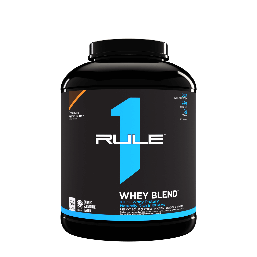 R1 Whey Blend (7) & R1 Whey Blend Rule 1 Whey blend protein 5lb* Chocolate Peanut Butter