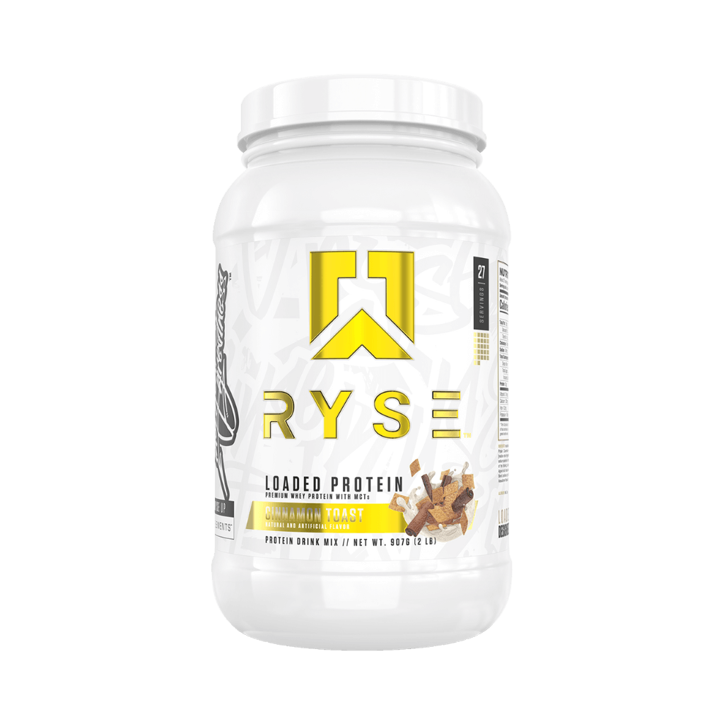 Loaded Protein Ryse Supplements Whey protein isolate 27 Serves Cinnamon Toast