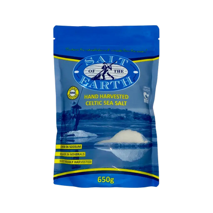 Celtic Salt & Celtic Salt Salt Of The Earth Vitamins and minerals supplements 650g Coarse