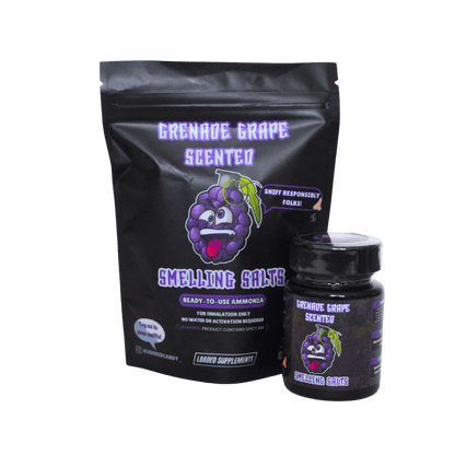 Scented Smelling Salts Loaded Candy Energy supplements 50g Grenade Grape