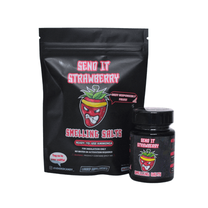 Scented Smelling Salts Loaded Candy Energy supplements 50g Strawberry