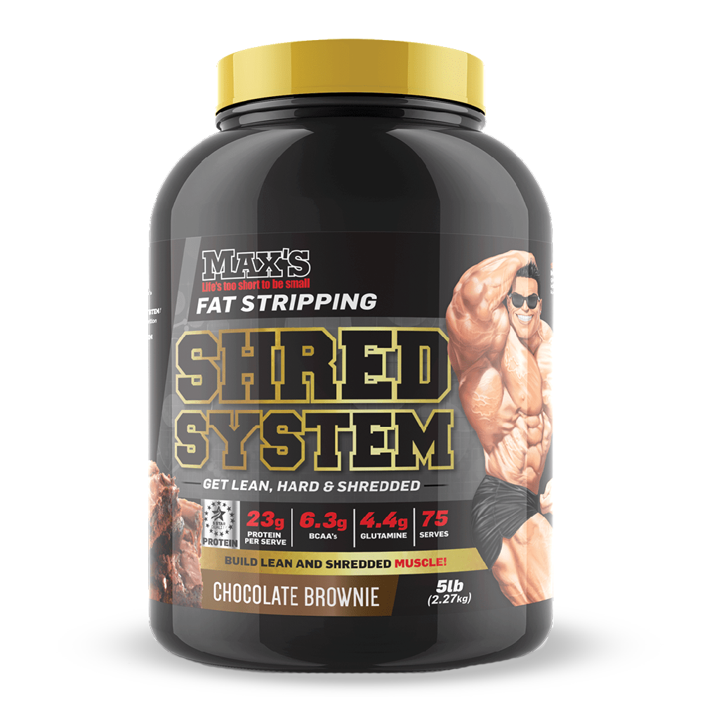 Shred System (3) & Shred System Max's Weight loss protein powder 5lb Chocolate Honeycomb