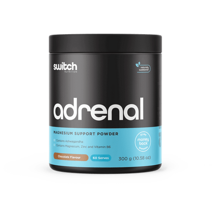 Adrenal Switch Switch Nutrition Sleep supplements 60 Serves Chocolate
