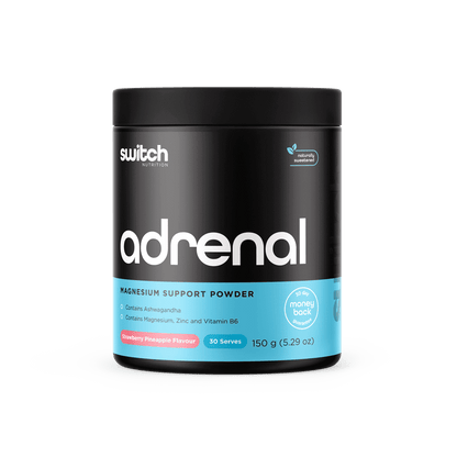 Adrenal Switch Switch Nutrition Sleep supplements 30 Serves Strawberry Pineapple