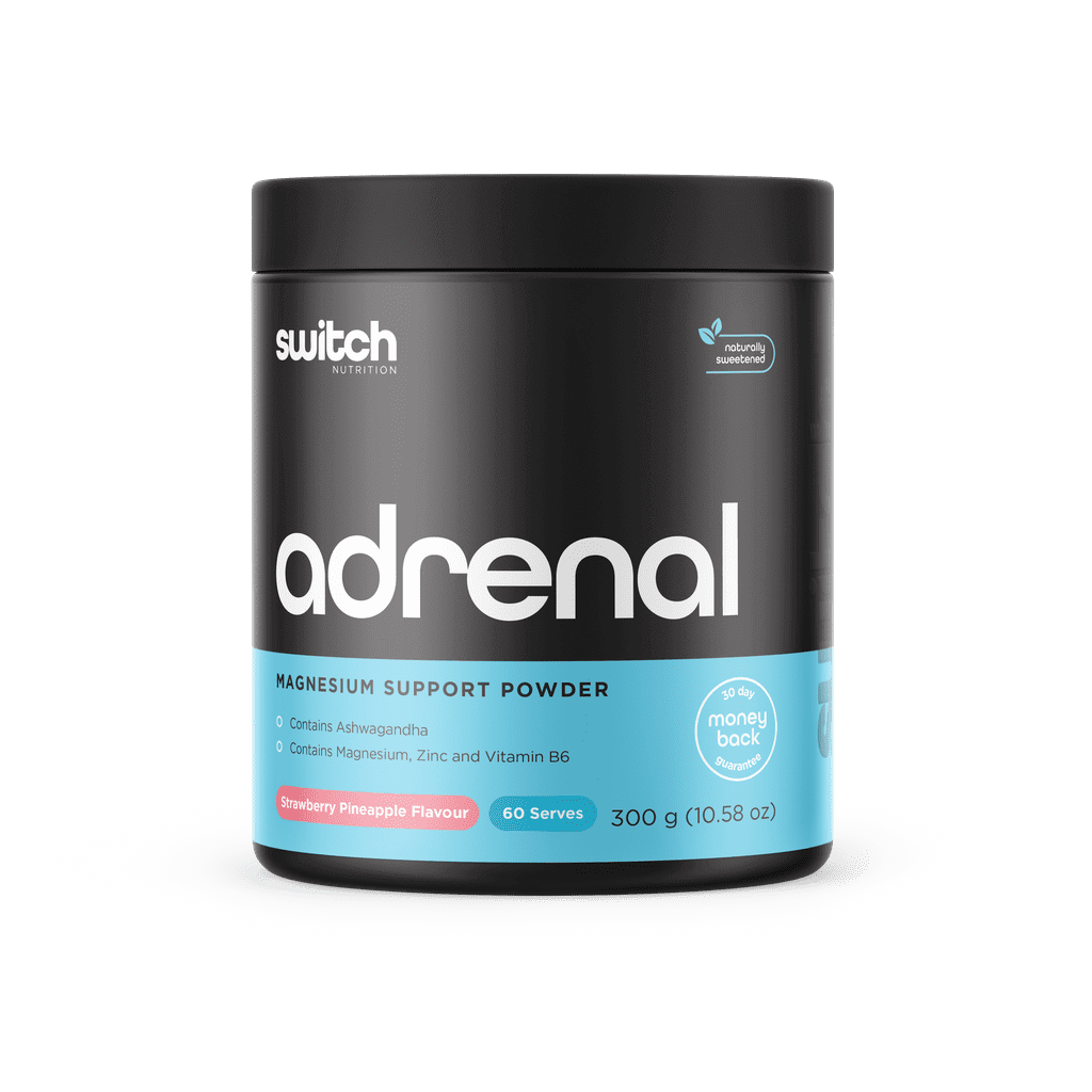 Adrenal Switch Switch Nutrition Sleep supplements 60 Serves Strawberry Pineapple