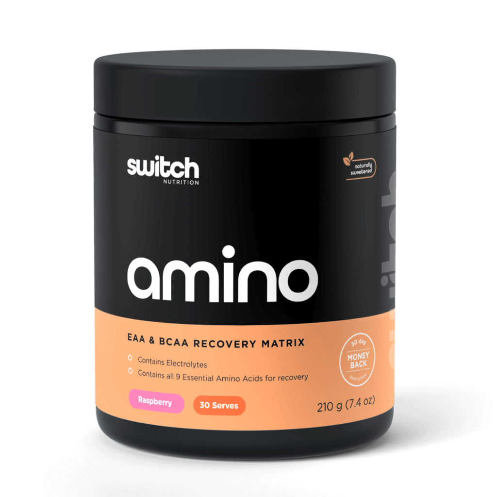 Amino Switch (2) & Amino Switch Switch Nutrition Bcaa supplements 30 Serves Wild Raspberry