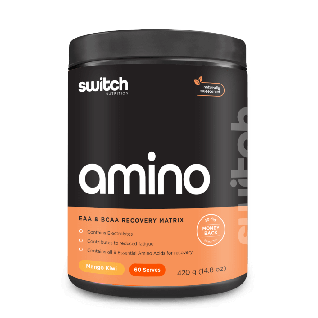 Amino Switch (5) & Amino Switch Switch Nutrition Bcaa supplements 60 Serves Mango Kiwi