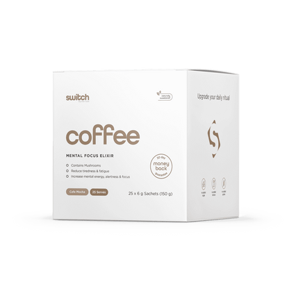 Coffee Switch (1) & Coffee Switch Switch Nutrition Functional foods 25 Serves Cafe Mocha
