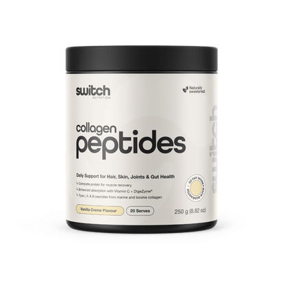 Collagen Switch & Collagen Switch Switch Nutrition Collagen protein powder 20 Serves Vanilla Creme