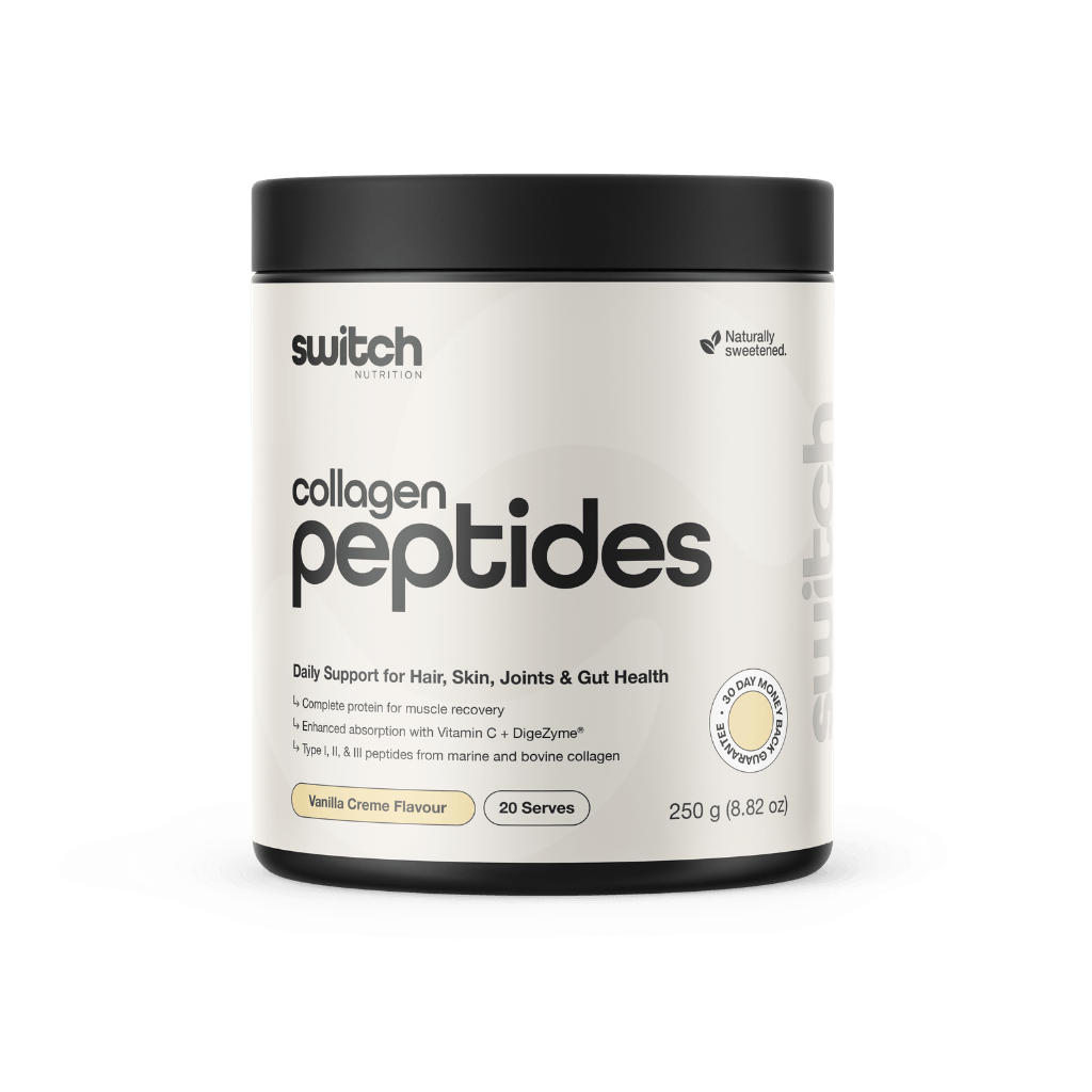 Collagen Switch & Collagen Switch Switch Nutrition Collagen protein powder 20 Serves Vanilla Creme