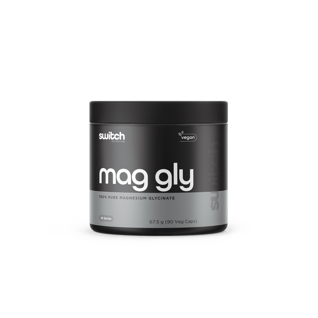 Mag Gly (100% Pure Magnesium Glycinate) Switch Nutrition Stress relief adrenal support supplements