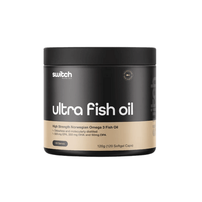 Ultra Fish Oil & Ultra Fish Oil Switch Nutrition Omega 3 supplements 120 Capsules