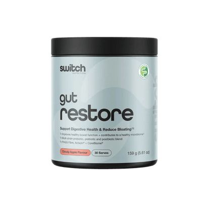 Gut Restore & Gut Restore Switch Nutrition Gut health supplements 30 Serves Cloudy Apple