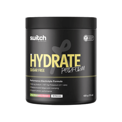 Hydrate Perform (Sugar Free) Switch Nutrition Electrolyte supplements