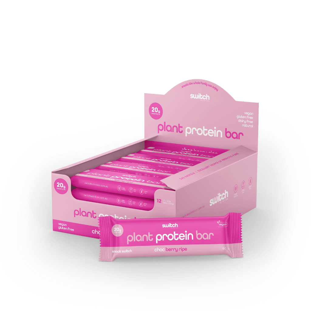 Switch Plant Protein Bar Switch Nutrition High protein bars
