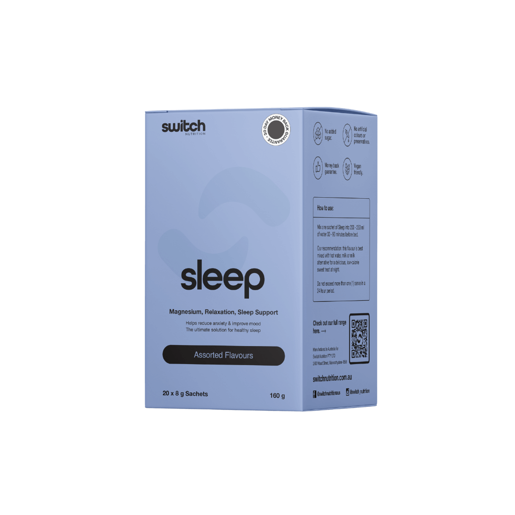 Sleep Sachet Box Switch Nutrition Sleep supplements Box of 20 Assorted