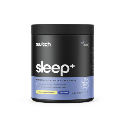 Sleep+ & Sleep+ Switch Nutrition Sleep supplements 30 Serves Lemon Squash