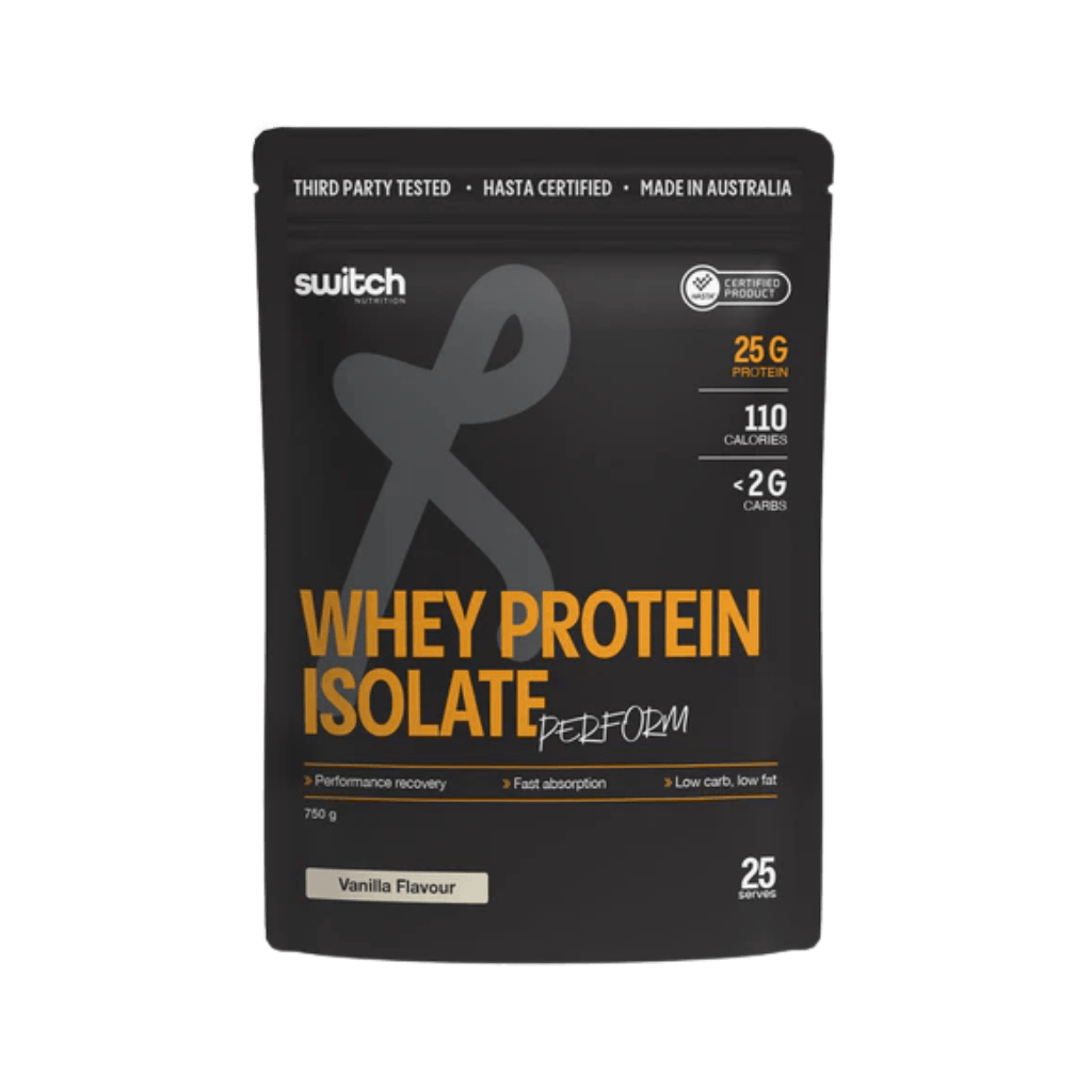 WPI Perform & WPI Perform Switch Nutrition Whey protein isolate 25 Serves Vanilla