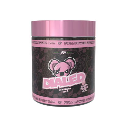 Dialed The X Athletics Super high stimulant pre workout powder