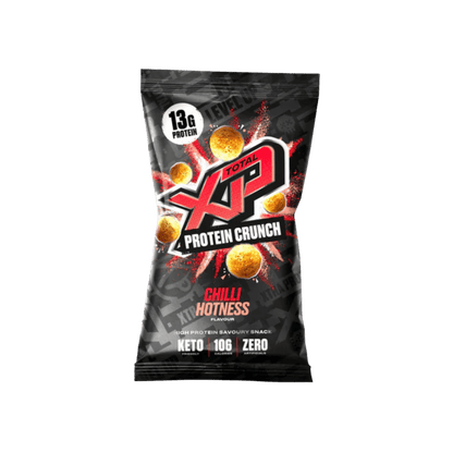 Protein Crunch (1) & Protein Crunch Total XP Functional foods Box of 12 Chilli Hotness