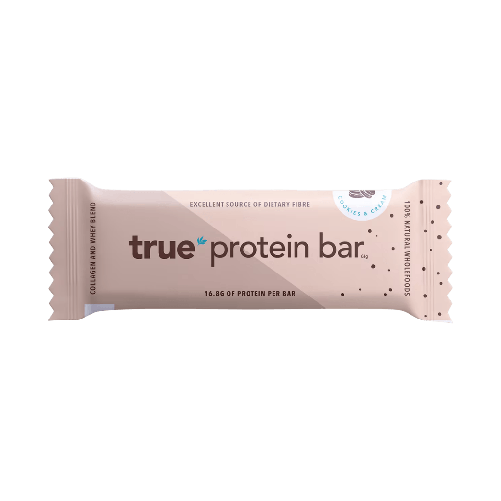 Protein Bar & Protein Bar True Protein bars Box of 12 Cookies and Cream