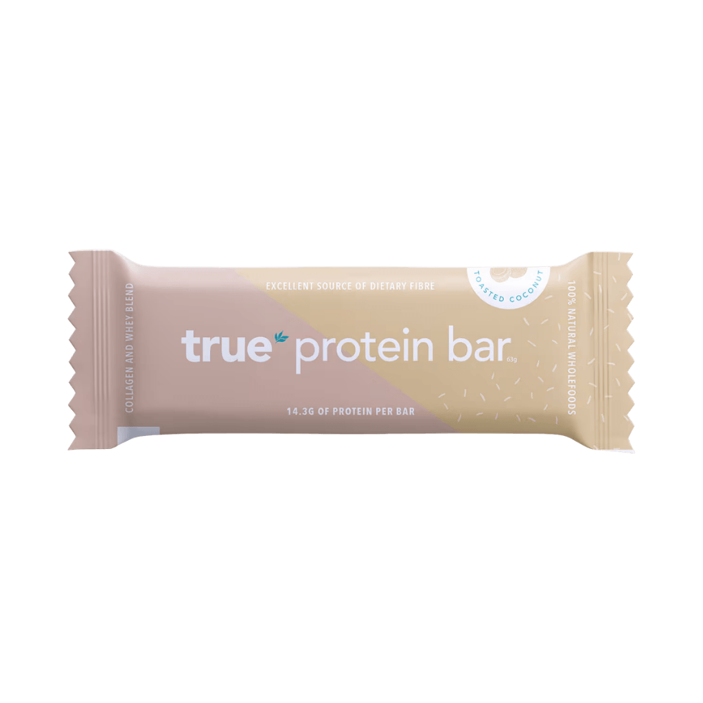 Protein Bar (1) & Protein Bar True Protein bars Box of 12 Toasted Coconut