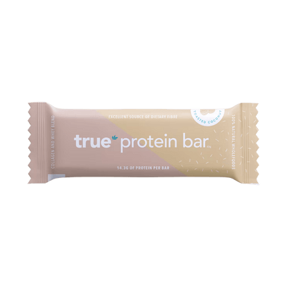 Protein Bar (1) & Protein Bar True Protein bars Box of 12 Toasted Coconut
