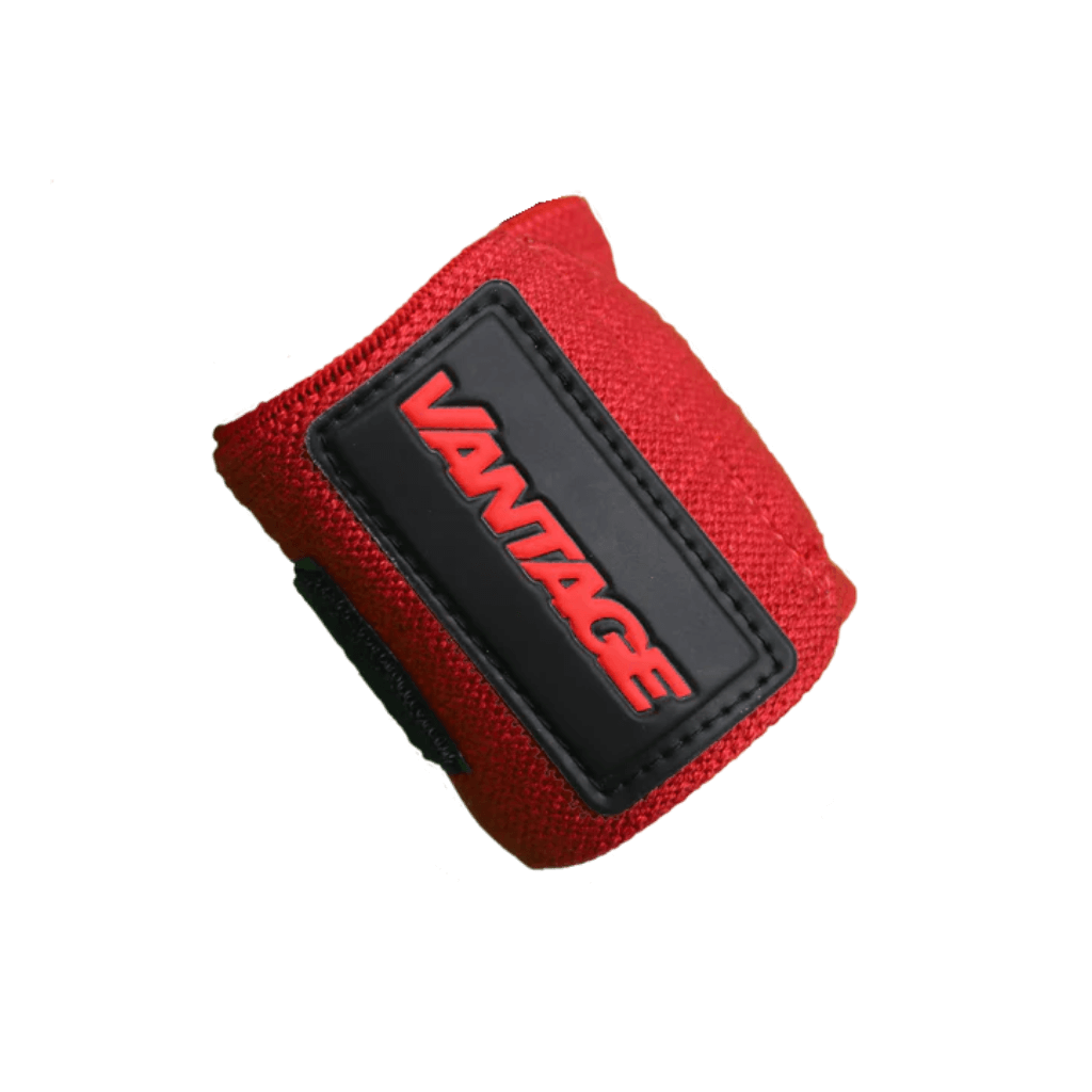 Wrist Wrap with Wrist Loop Vantage Strength Gym accesories One Size  Red