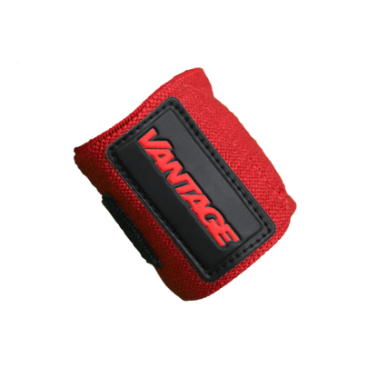 Wrist Wrap with Wrist Loop Vantage Strength Gym accesories One Size  Red