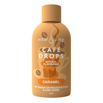 Natural Flavouring Cafe Drops Vital Zing Protein bars drinks