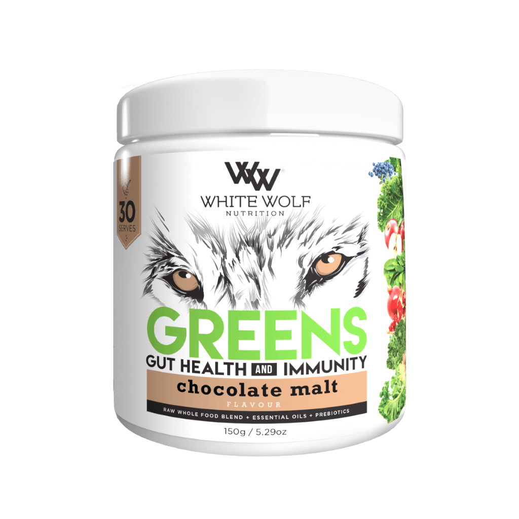 Super Greens White Wolf Greens supplements 30 Serves Chocolate Malt