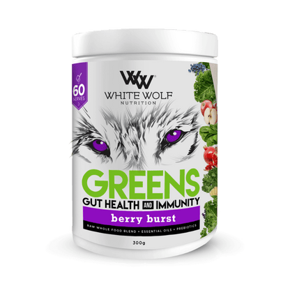 Super Greens White Wolf Greens supplements 60 Serves Berry Burst