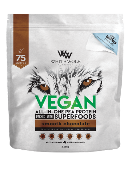 Vegan Protein Blend White Wolf Vegan protein powder 2.25kg Smooth Chocolate